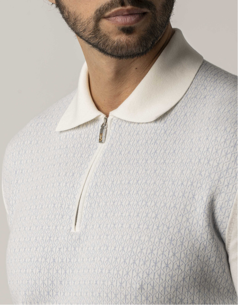 Castello d'Oro Mens Polo T-shirt 100% Cotton image